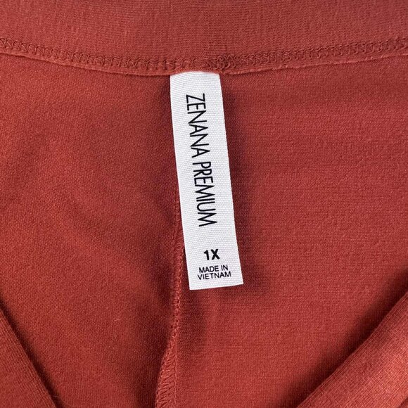 Zenana Premium Button-Down Tie Front Long Sleeve Top - Picture 6 of 16